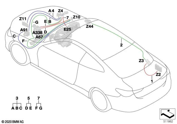 Módulo de Reparación EPS para BMW Serie 4 G23 (OEM 61115A224F1). Original BMW