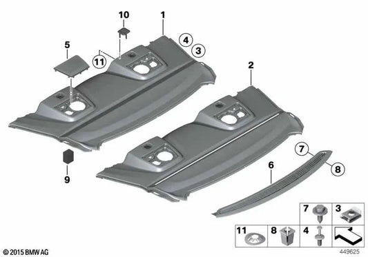 Pictograma Asiento Infantil para BMW F13N, E53 (OEM 51477019258). Original BMW