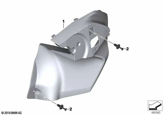 Conducto de escape interior derecho para BMW Motorrad R (OEM 46638556644). Original BMW Motorrad