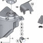 OEM -Expansionsgefäßunterstützung 17137575410 für BMW F01, F02, F06, F07, F10, F11, F12, F13, F18. Original BMW.