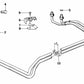 Tubo de alimentación de radiador de aceite OEM 17221719364 para BMW E30. Original BMW.