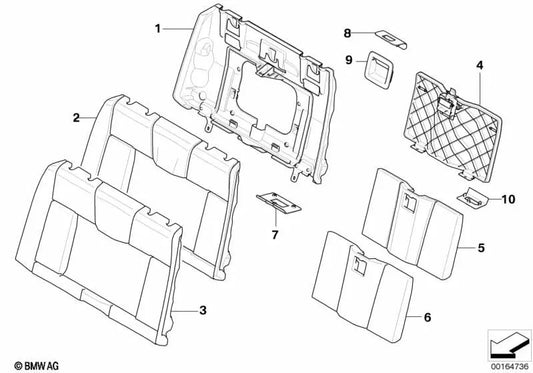 Blende Betätigung para BMW E88 (OEM 52209137033). Original BMW.