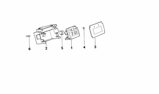 Junta para BMW Serie 3 E46, Serie 5 E39 (OEM 62102291907). Original BMW