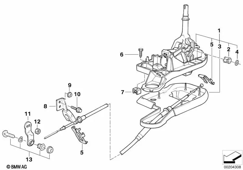 Change for BMW E38 (OEM 25161421246). Genuine BMW