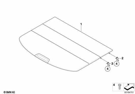 Abblegeboden für BMW F16 (OEM 51479312978). Original BMW