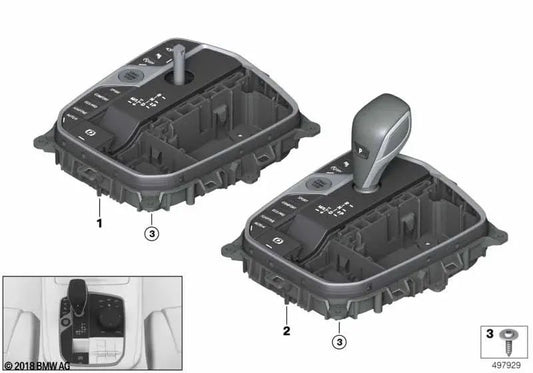 Control Center Mittelkonsole für BMW G05 (OEM 61315A7DF83). Original BMW