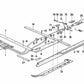 Cable de transmisión derecho para BMW E28, E23 (OEM 54121933098). Original BMW