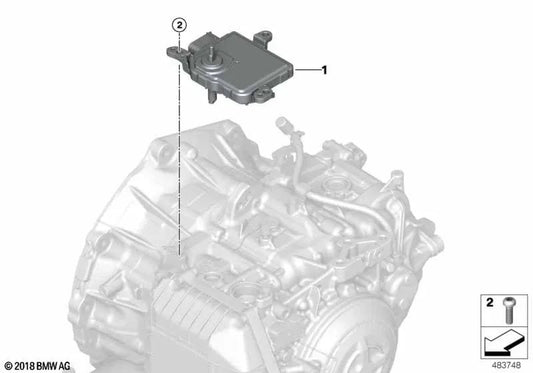 EGS-Steuergerät für BMW F45N, F46N, F48, F48N, F49N, F39 (OEM 24605A20558). Original BMW.