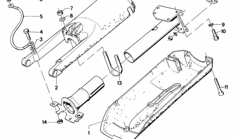 OEM -Massenkabel 32311152363 für BMW E23. Original BMW.