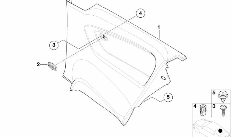 Espárrago para BMW Serie 1 E81, E82, E87, E88, Serie 3 E46, E90, E91, E92, E93, X1 E84 (OEM 51418267067). Original BMW.