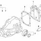 Copertura differenziale OEM 33117508901 per BMW E46, E83. BMW originale.