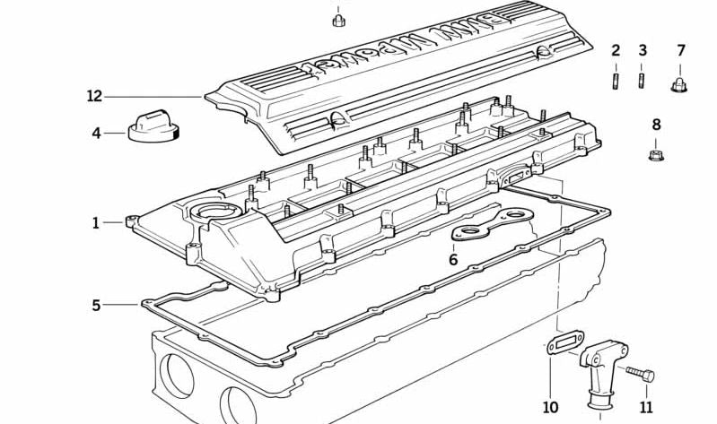 Conector para BMW E34 (OEM 11151318695). Original BMW