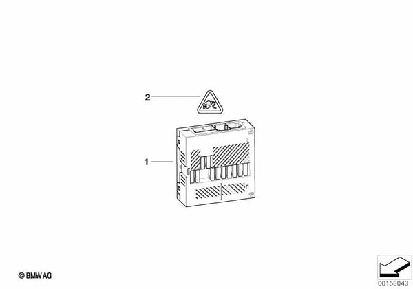 Carcasa de conector para BMW E60, E61 Serie 6 E63 E64 Serie 7 E65 E66 X5 E53 (OEM 12527511050). Original BMW