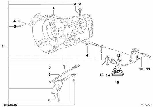 Position switch for BMW 7 Series E38 (OEM 24101422295). Original BMW