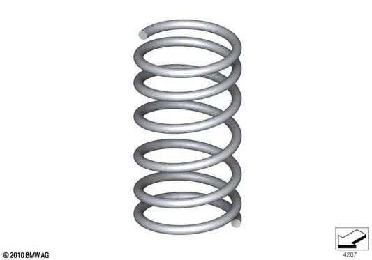 Rear coil spring for BMW X5 F95, F95N, X6 F96, F96N (OEM 31338469741). Genuine BMW.