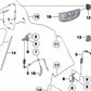 Soporte de latiguillo de freno izquierdo para BMW E81, E82, E87, E88, E90, E91, E92, E93, E84 (OEM 34306770483). Original BMW