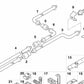 Espaciador de depósito de combustible OEM 16121176766 para BMW E30, E46. Original BMW.