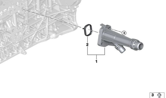 Conector OEM 11117808571 para BMW Serie 3 (E90, E91, E92, E93) y Serie 5 (F10, F11). Original BMW.