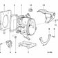 Radiador para BMW Série 3 E36 (OEM 13541739854). Original BMW