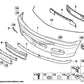 Embellecedor Carcasa Antiniebla Frontal Delantero Para Bmw E46. Original Recambios