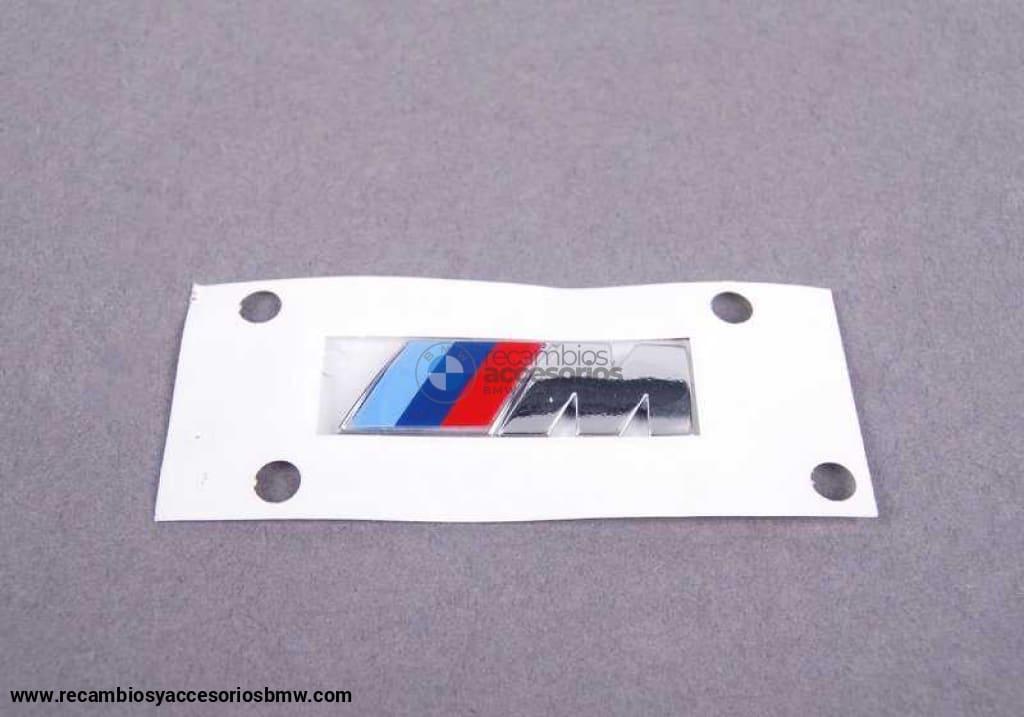 Emblema Bmw M Lateral/aletas O Trasero/maletero 4 5 X 1 Cm Para Muchos Modelos Recambios