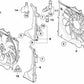 Fan housing with fan for BMW X3 E83, E83N (OEM 17113442089). Original BMW.