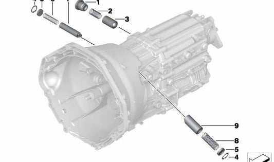 OEM 2331760766666 Abflussstopp für BMW E82, E88, F10, F11, F06, F12, F13, E89. Original BMW.