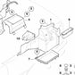 Bandeja de almacenamiento maletero izquierda para BMW Serie 3 E46 (OEM 51478204089). Original BMW.