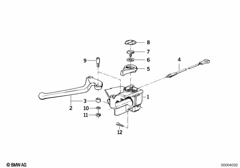 Arandela elástica para BMW R248 (OEM 32721230871). Original BMW.