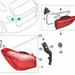 Rechtes Rücklicht für BMW F48 (OEM 63217488548). Original BMW.