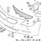 Conjunto de montaje del sensor PDC delantero para BMW E63, E64 (OEM 51110009479). Original BMW