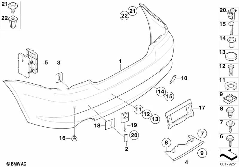 Cubierta del Marco Derecha para BMW Serie 1 E82, E88 (OEM 51127200898). Original BMW.