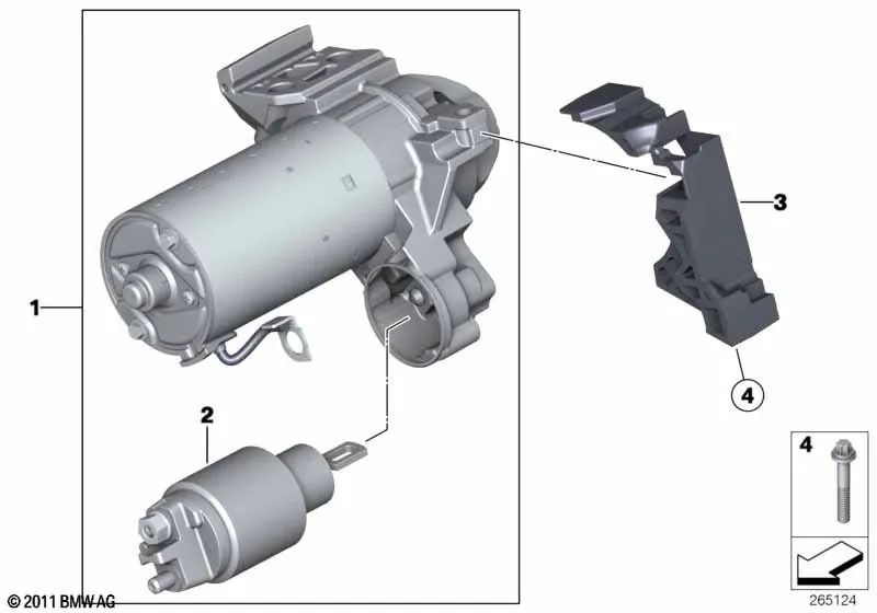 Recambio Tapón para BMW F20, F21, F22, F30, F31, F34, F32, F33, F36, E60N, E61N, F07, F10, F11, F06, F12, F13, F01, F02, F25, F26, E70N, F15, E71, F16 (OEM 12418573394). Original BMW.