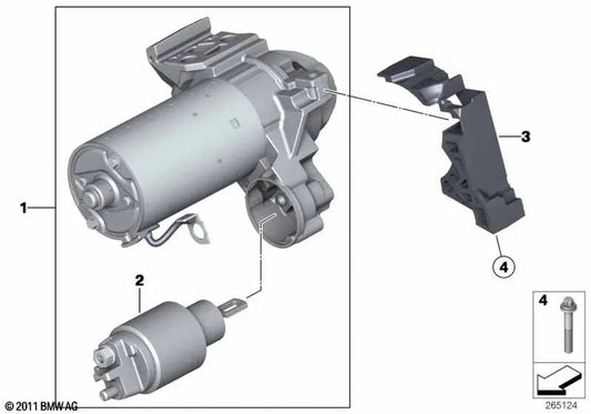 Ersatzstecker für BMW F20, F21, F22, F30, F31, F34, F32, F33, F36, E60N, E61N, F07, F10, F11, F06, F12, F13, F01, F02, F25, F26, E70N, F15, E71, F16 (OEM 12418573394). Original BMW.