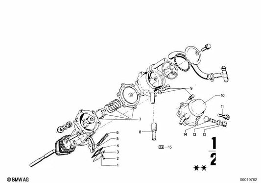 Compression Spring for BMW 5 Series E12 (OEM 13310075775). Original BMW