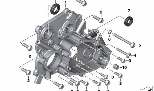 OED à aiguille 11377504328 pour BMW E65, E66. BMW d'origine.