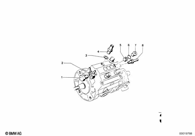 Ring stutzen for BMW E12 (OEM 13511256711). Genuine BMW.