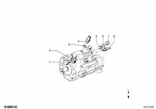 Ring stutzen for BMW E12 (OEM 13511256711). Genuine BMW.