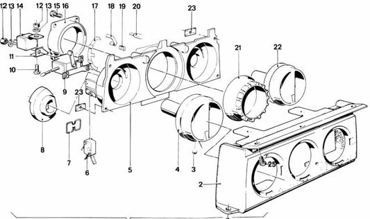 Kugel para BMW E21, E30, E12, E28, E24, E23, E32 (OEM 07119986240). Original BMW