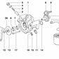 Interruptor de presión de aceite para BMW E30, E28 (OEM 12611277642). Original BMW