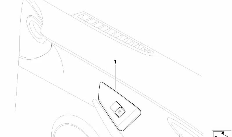 OM 61318029901 Passenger Electric Currupter for BMW E63, E64. Original BMW.