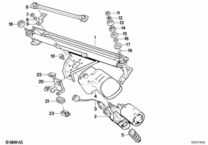 Support for BMW E28 (OEM 61611374746). Genuine BMW.