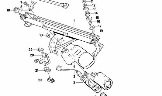 Anillo de amortiguación para BMW Serie 3 E30, Serie 5 E12, E28 (OEM 61611355821). Original BMW