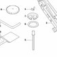 Embellecedor original OEM 71156754340 para BMW (Modelos compatibles: E39, E65, E66, E53). Original BMW.