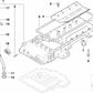 Asbestos-free gasket for BMW E34, E39, E32, E38, E31 (OEM 11131742109). Genuine BMW.