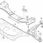 Control arm bracket with rubber bushing right for BMW Z4 E85, E86 (OEM 31107836863). Original BMW