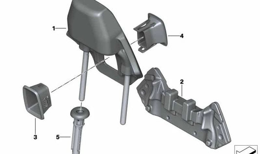 OEMA OPENING EMBELLIDOR 52107456456 FOR BMW F40, F44, F39, G29. Original BMW.