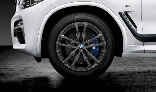 Complete wheel set M Double Spoke 698 for BMW G01, G02 (OEM 10014938). Original BMW.