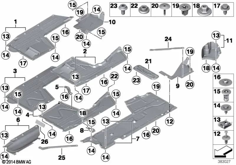 Extensión de revestimiento inferior lateral derecha para BMW Serie 1 F20, F21, Serie 2 F22, F23 (OEM 51757241838). Original BMW.