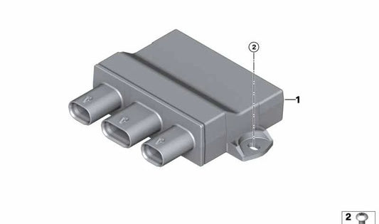 Smart Opener Control Unit für BMW F45, F30, F31, F34, F35, F80, F32, F36, F82, F07, F10, F11, F18, F06, F01, F02, F04, F25, F26, F16, F86 (OEM 6135A35A36EA7A7) ). Original BMW.